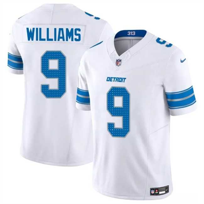 Men & Women & Youth Detroit Lions #9 Jameson Williams White 2024 F.U.S.E. Vapor Limited Stitched Jersey,We sell and wholesale Men & Women & Youth Detroit Lions #9 Jameson Williams White 2024 F.U.S.E. Vapor Limited Stitched Jersey on line form chian!
